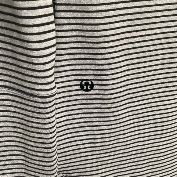 Lululemon Stiped Awesoma V-Neck Henley Top - Picture 4 of 6